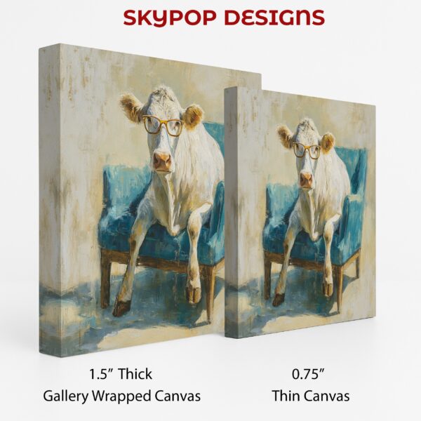 Cow Glasses Art