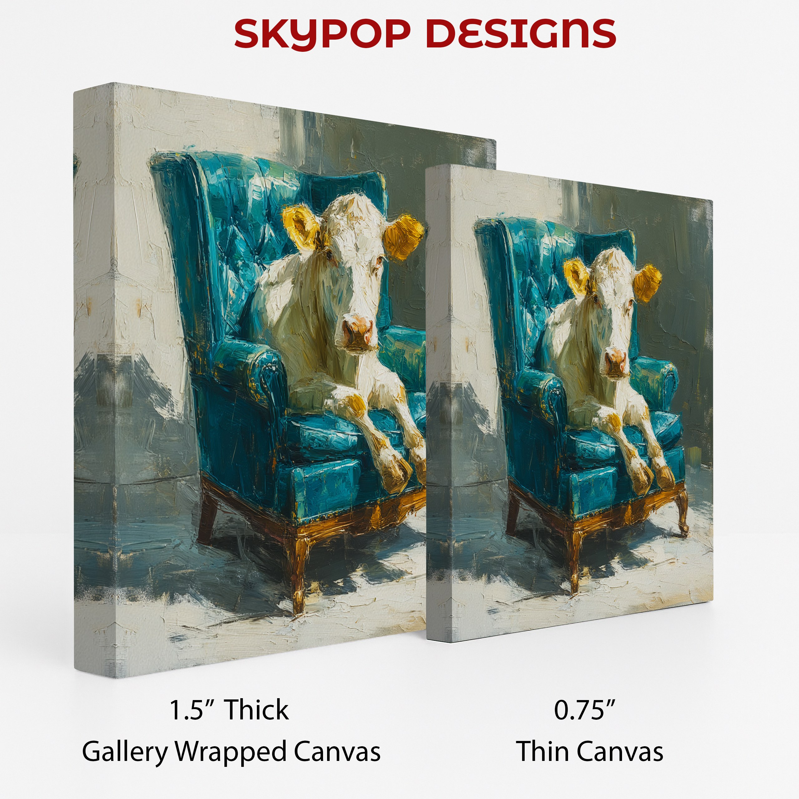 2.jpg Cow in Armchair Art