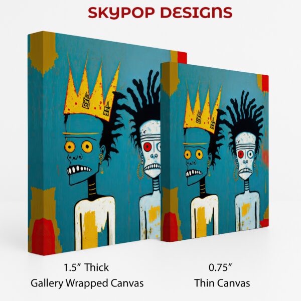 Basquiat Inspired Figures Art