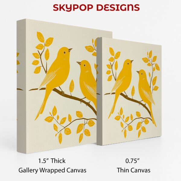Golden Bird Branch Art