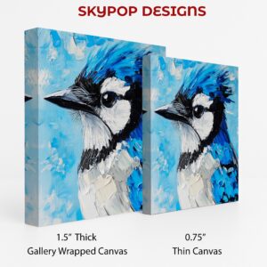 Blue Jay Portrait Art