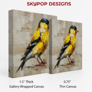 Yellow Goldfinch Art