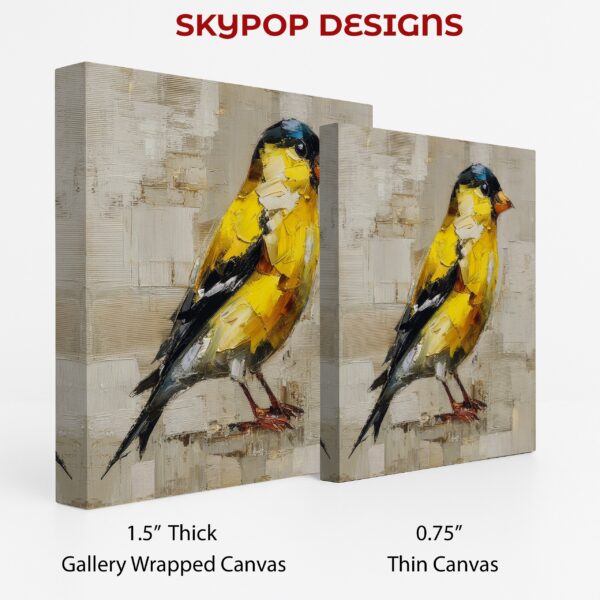 Yellow Goldfinch Art