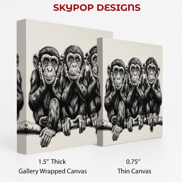 Three Wise Monkeys Art