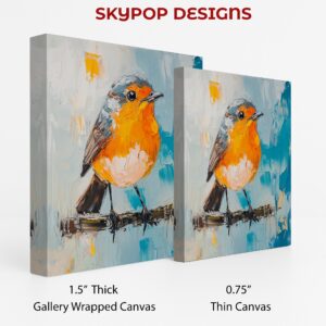 Orange Robin Art