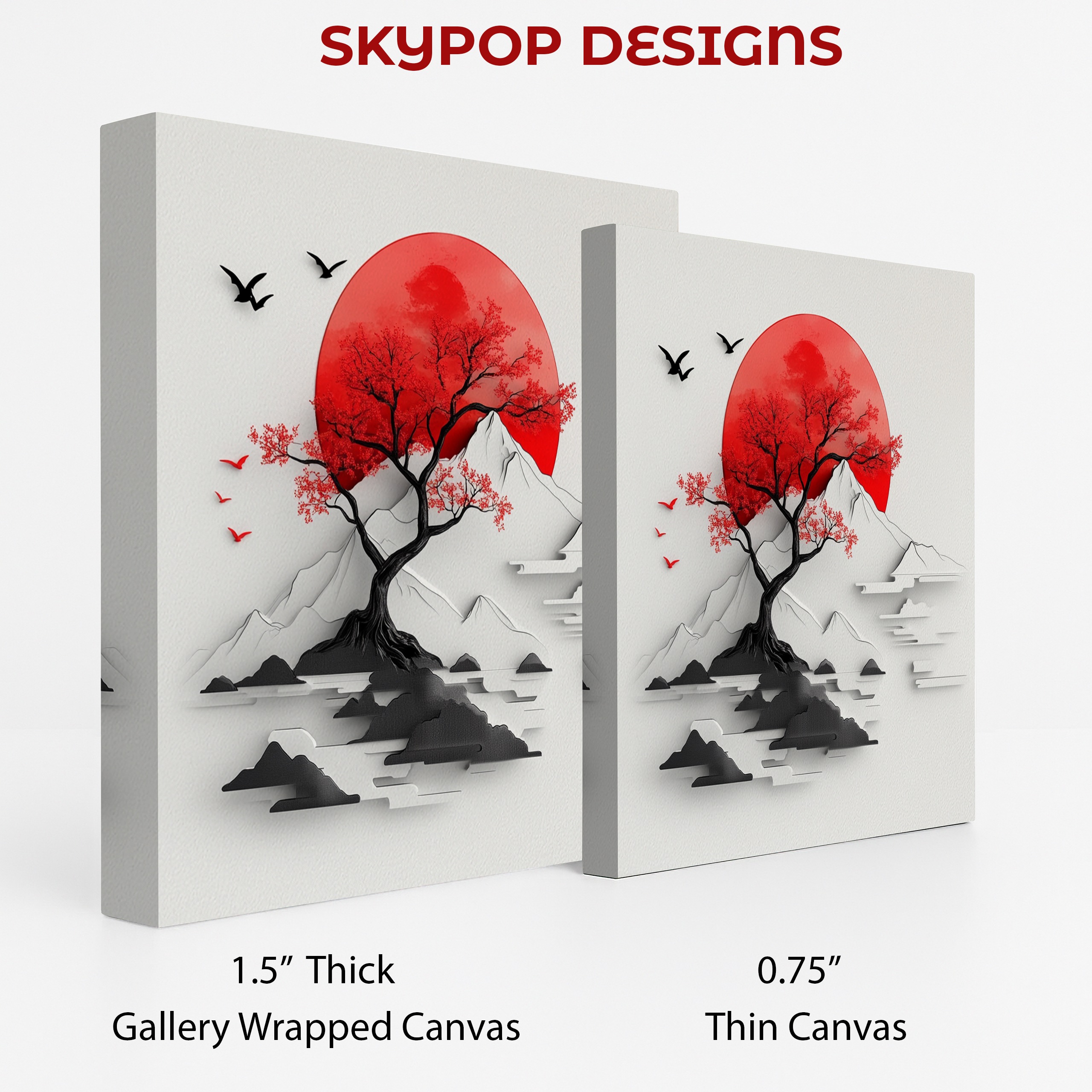 2.jpg Japanese Red Sun Tree Art