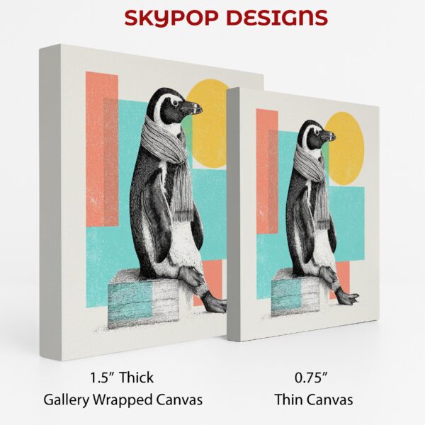 Penguin Scarf Art