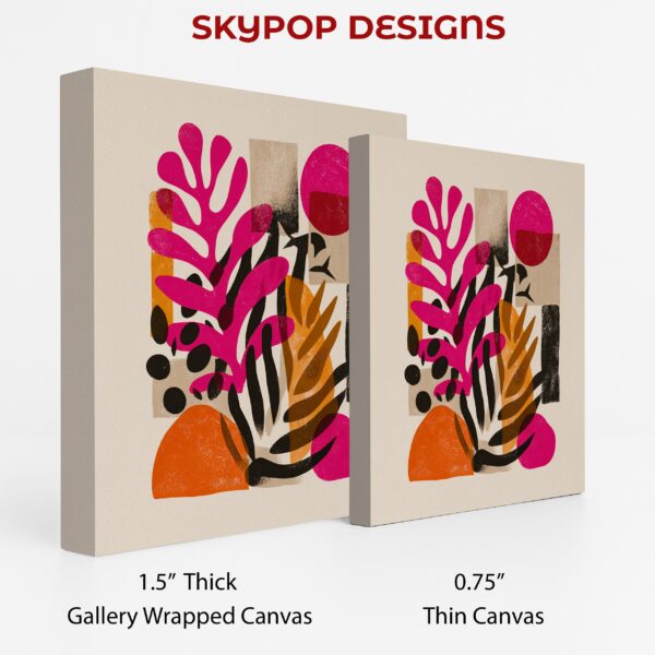 Tropical Abstract Shapes Art