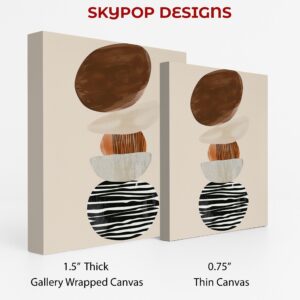 Stacked Shapes Abstract Art
