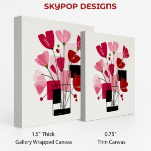 Modern Poppy Bouquet Art