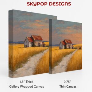 Golden Wheat Field Art