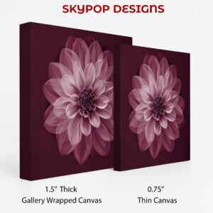Pink Dahlia Bloom Art