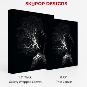 Neural Network Silhouette Art