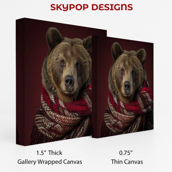 Bear Scarf Art