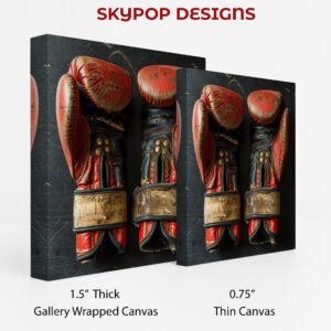 Vintage Boxing Gloves Art