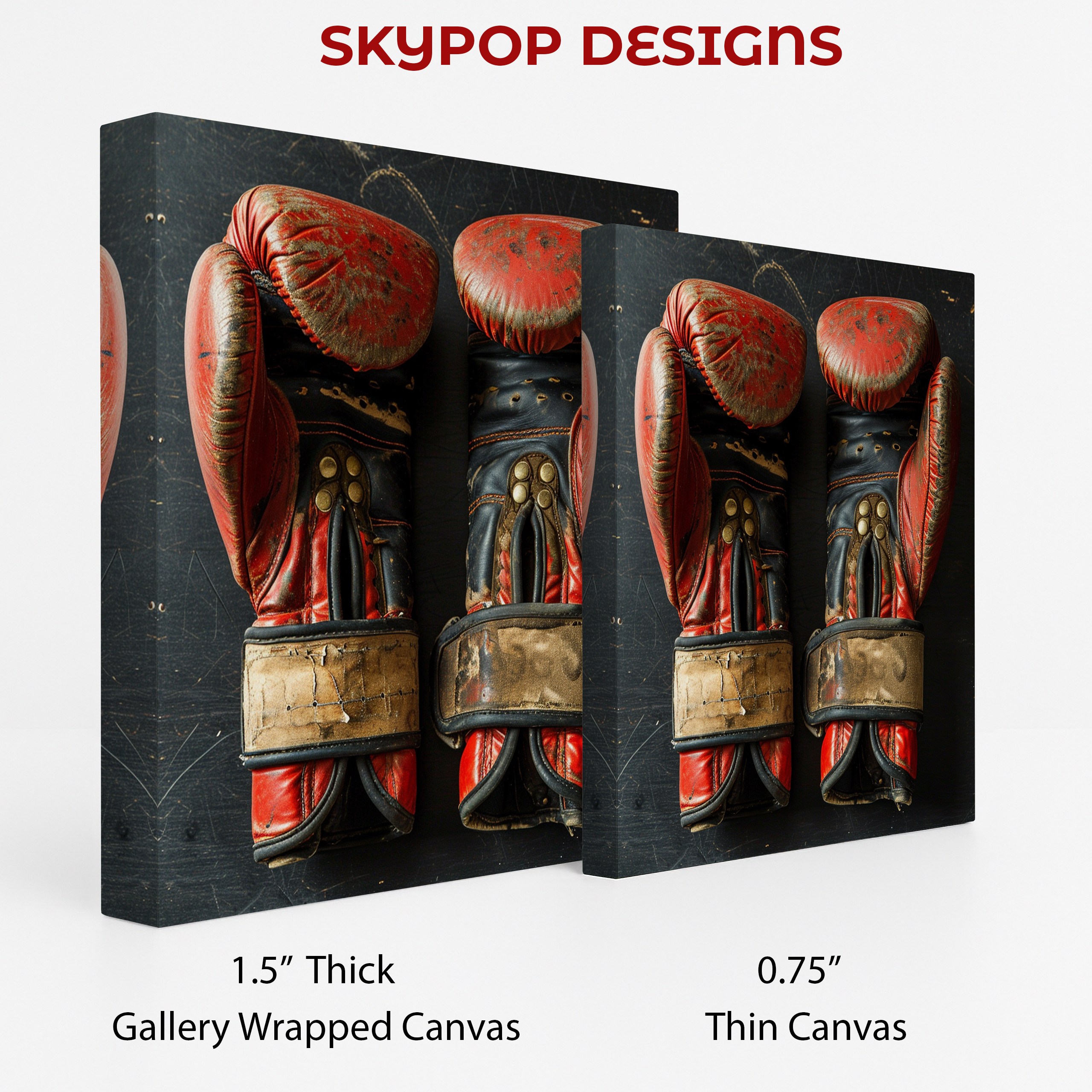 2.jpg Vintage Boxing Gloves Art