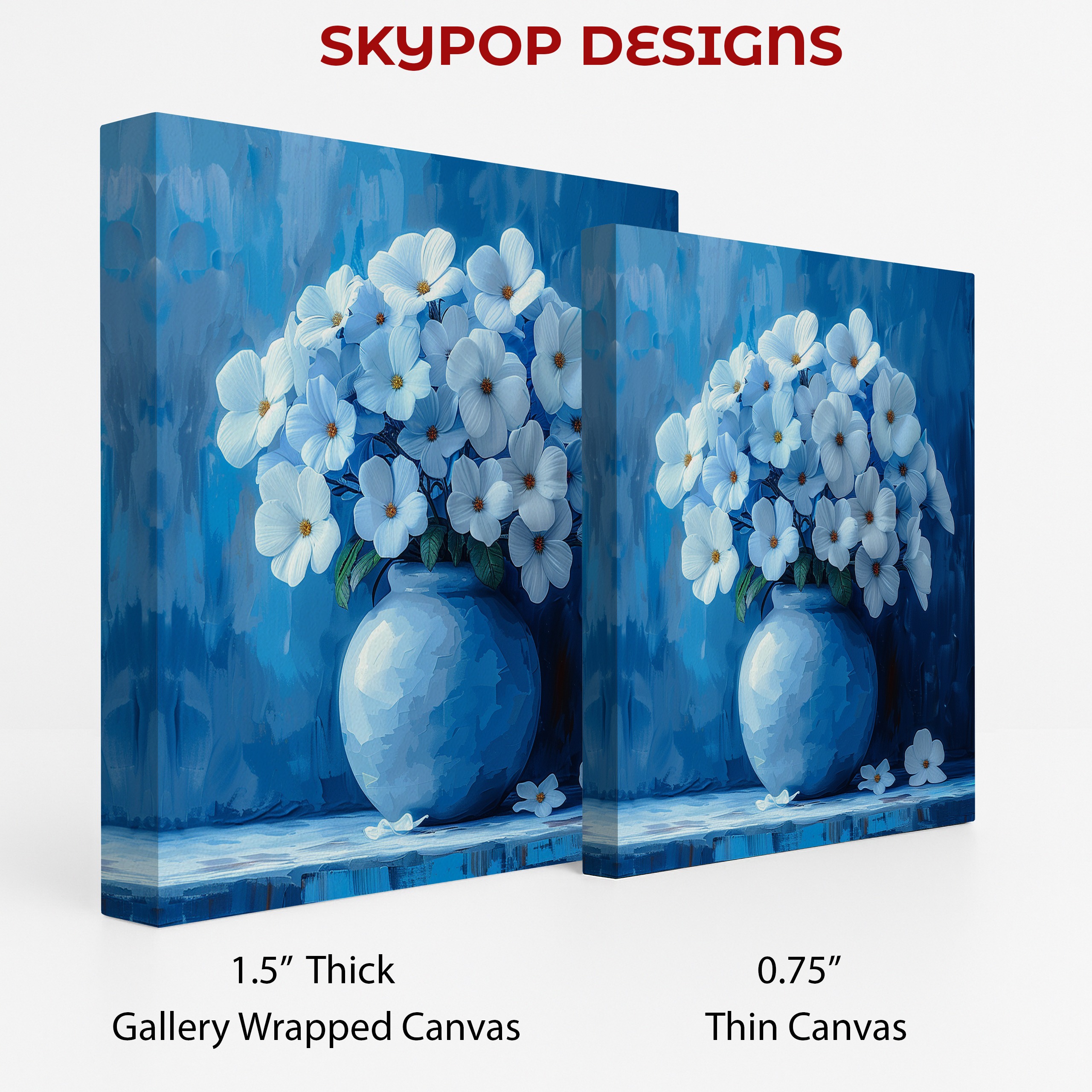 2.jpg Blue Dogwood Blossoms Art