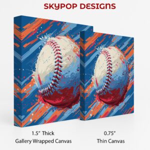 Dynamic Baseball Art