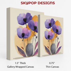 Purple Poppy Art