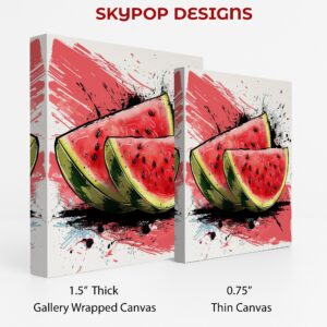 Juicy Watermelon Splash Art