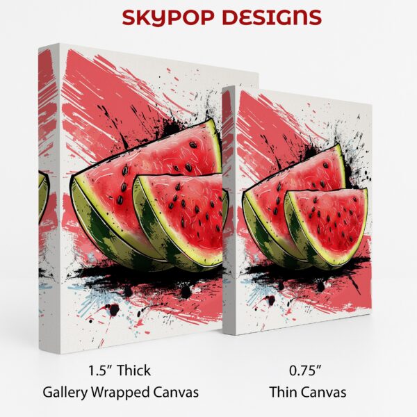 Juicy Watermelon Splash Art