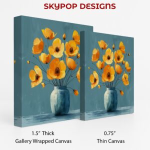 Yellow Poppy Bouquet Art