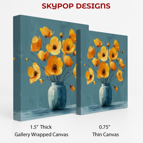 Yellow Poppy Bouquet Art
