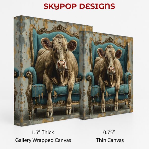 Cow Armchair Art