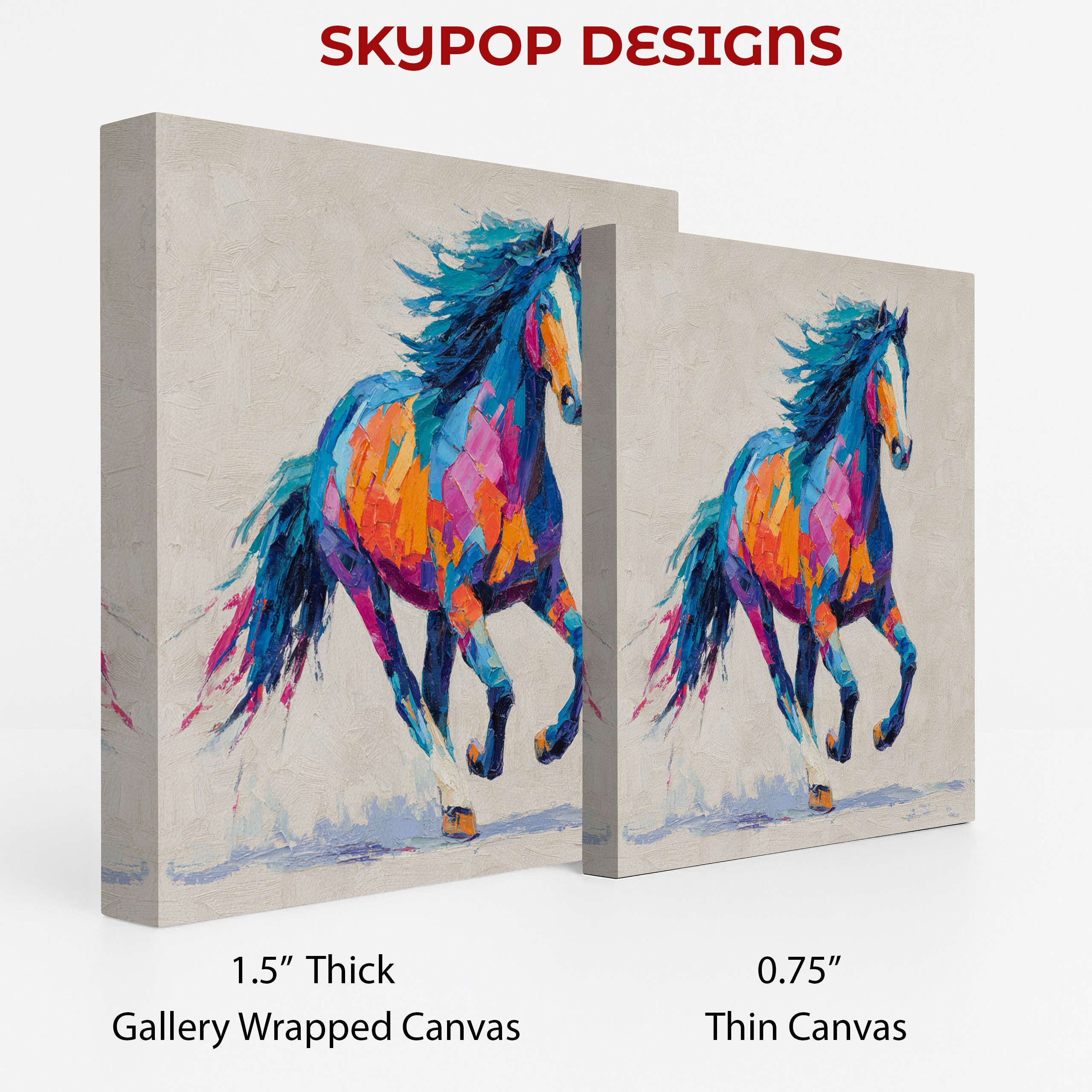 2.jpg Colorful Horse Art