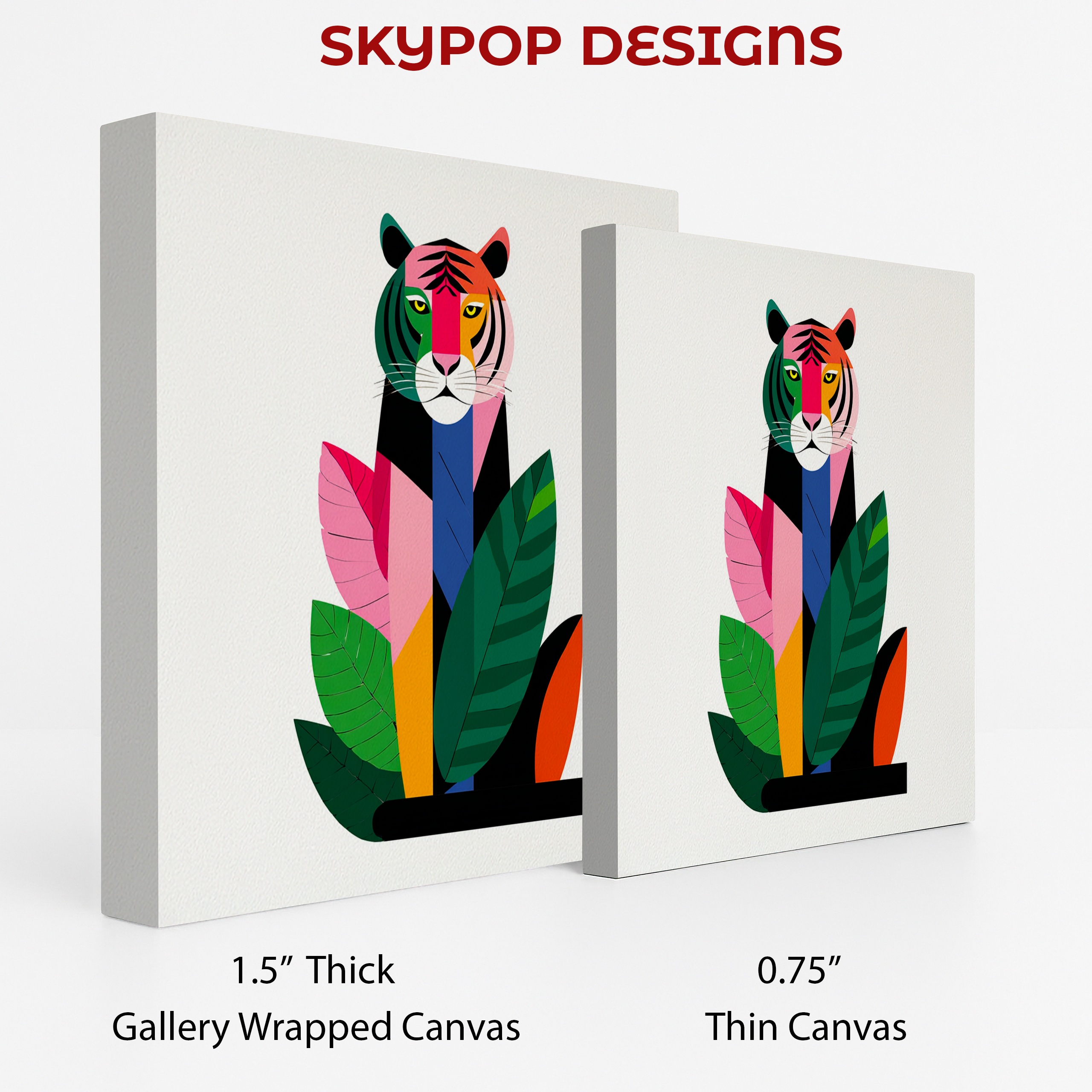 2.jpg Colorful Tiger Art