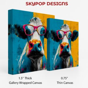 Colorful Cow Art