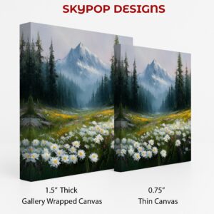 Mountain Daisy Meadow Art