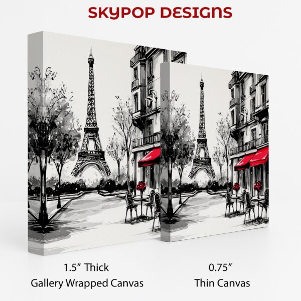 Parisian Cafe Eiffel Tower Art
