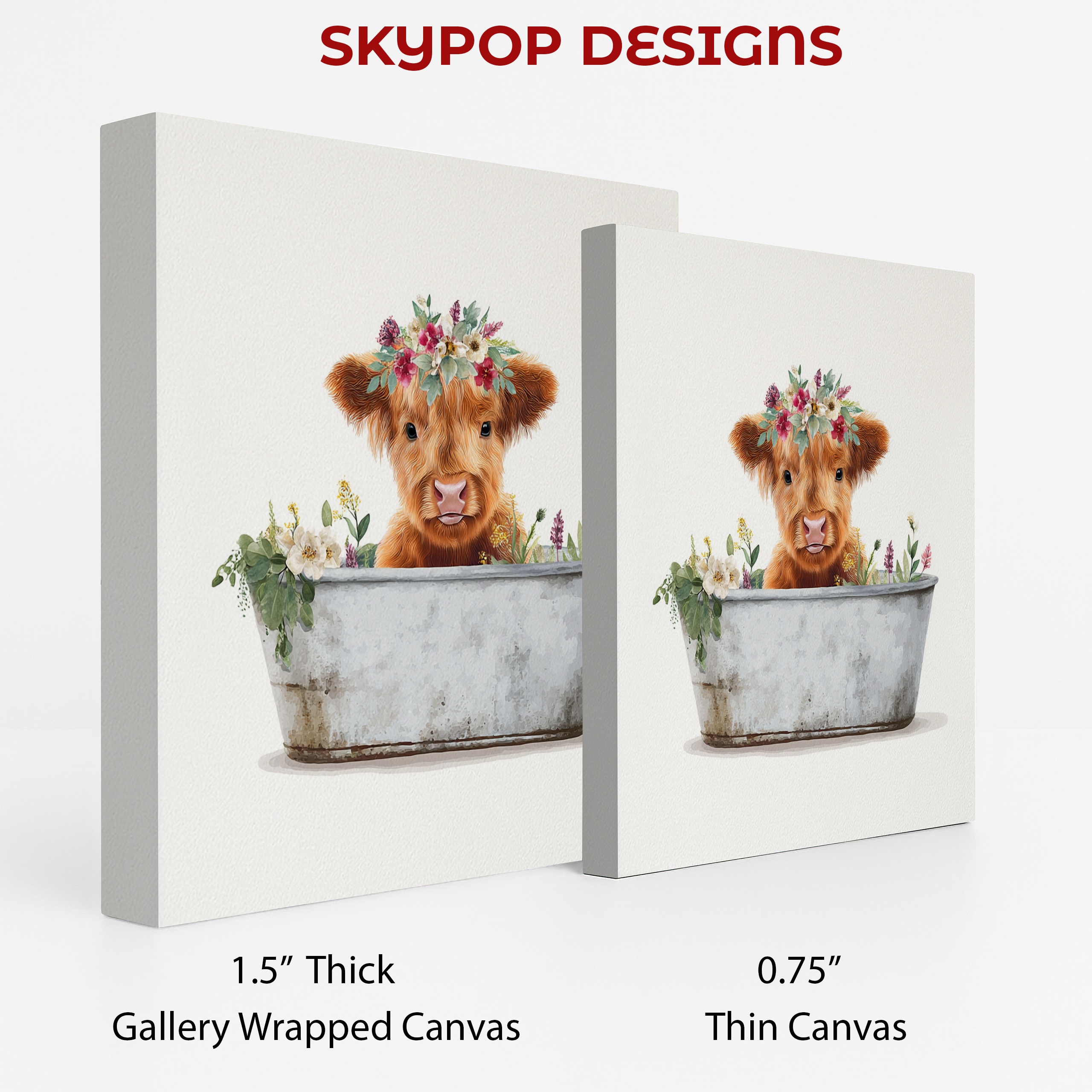 2.jpg Highland Cow Art