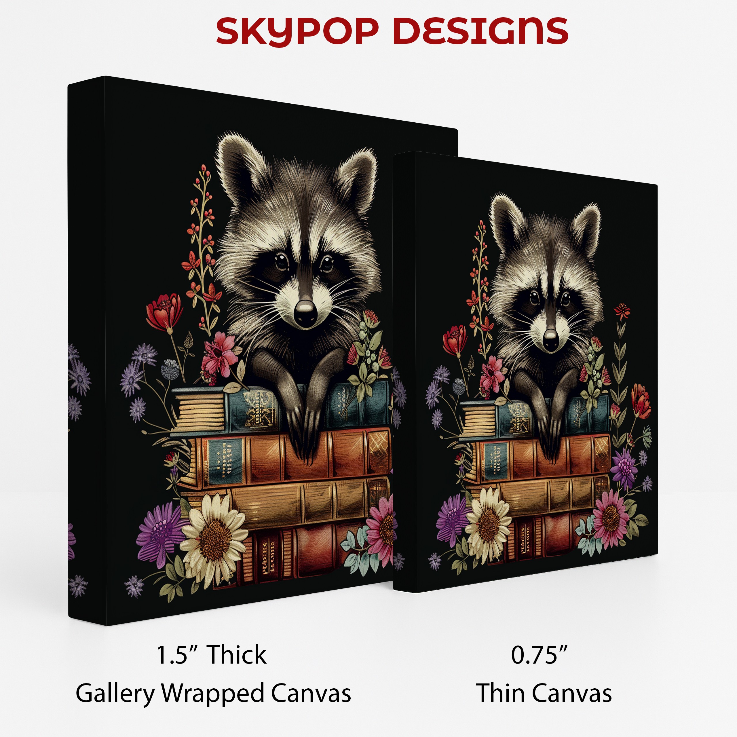2.jpg Raccoon Book Art
