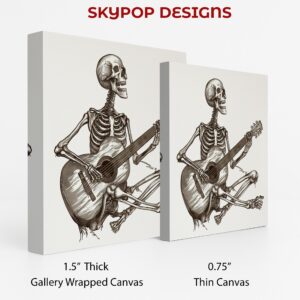 Skeleton Guitarist Art