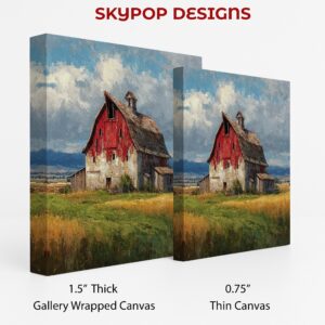 Rustic Red Barn Art