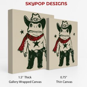 Cowboy Frog Art