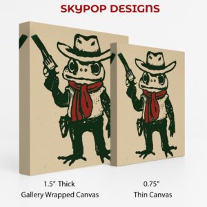 Cowboy Frog Art