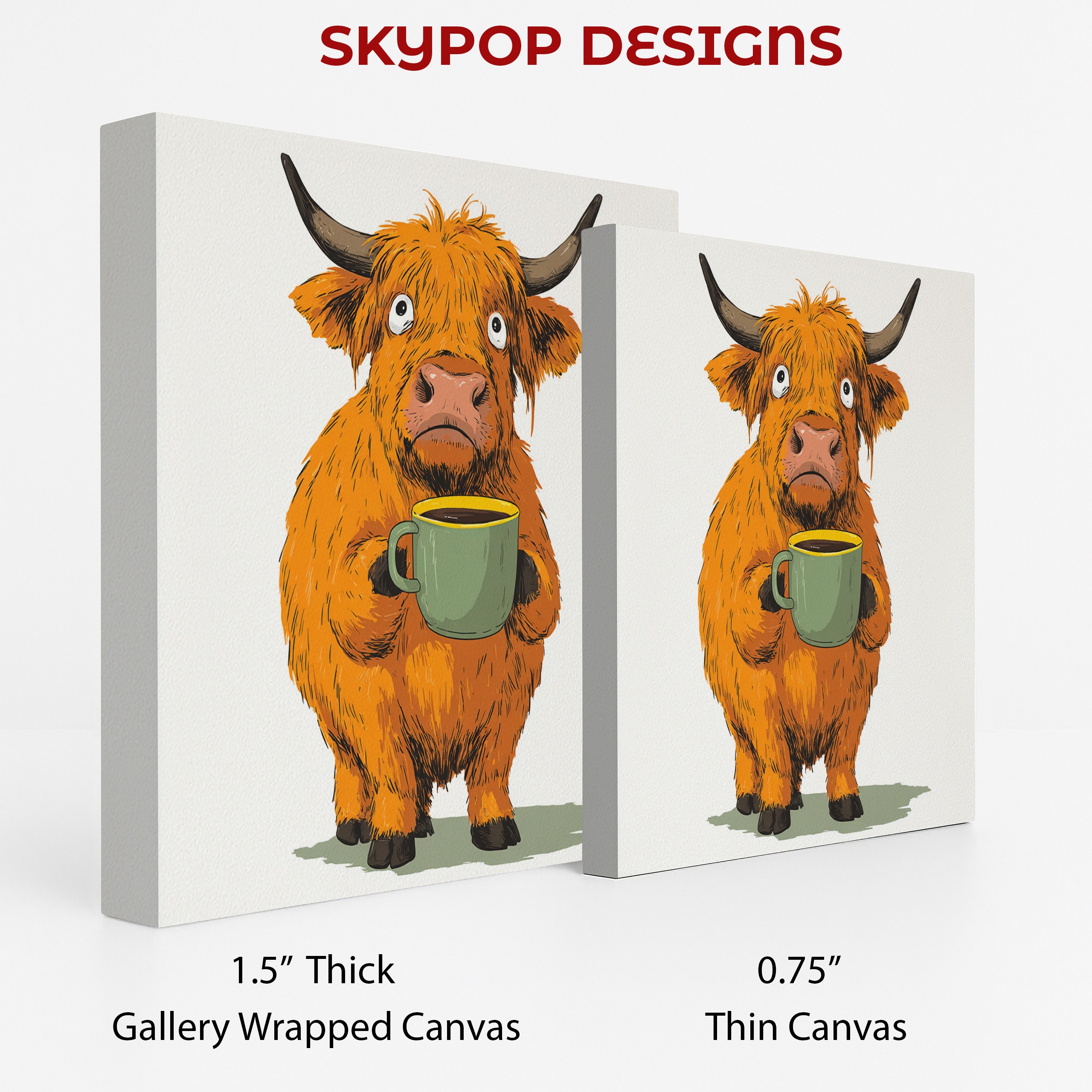 2.jpg Highland Cow Art