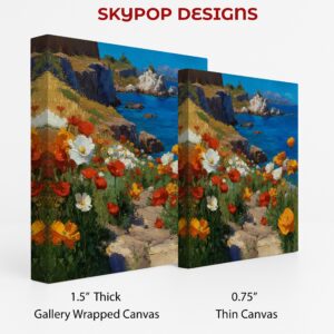 Coastal Poppy Paradise Art