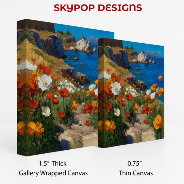 Coastal Poppy Paradise Art