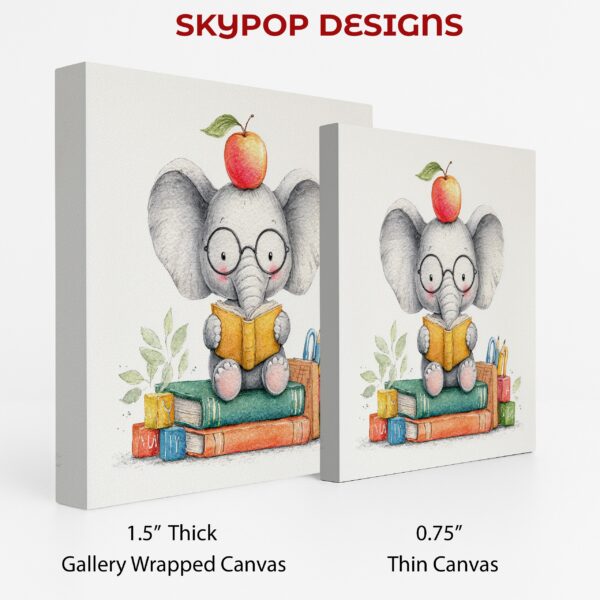 Elephant Reading Art