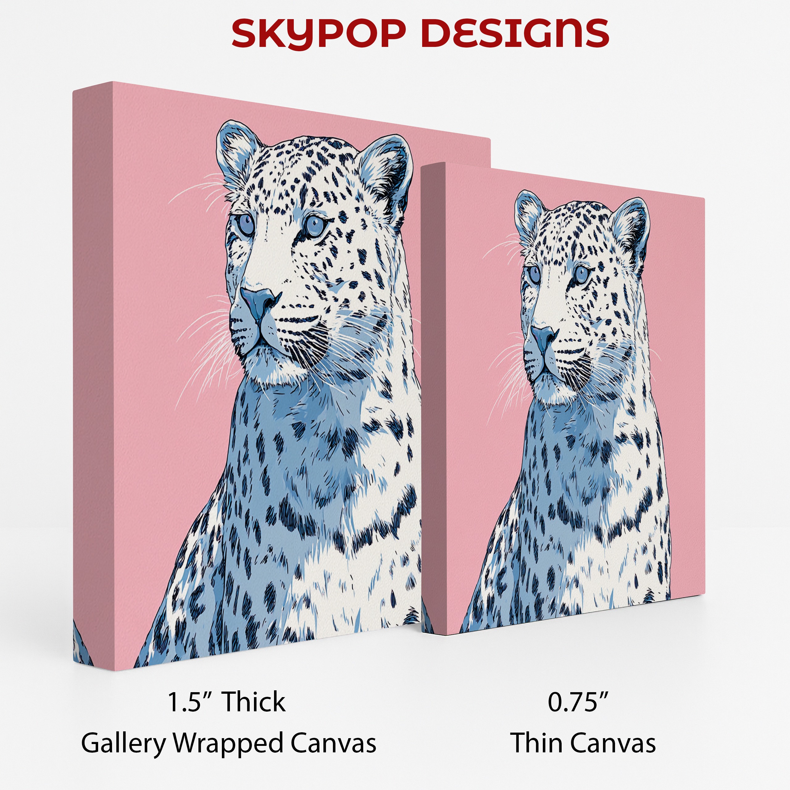 2.jpg Blue Leopard Art