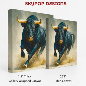 Charging Bull Art