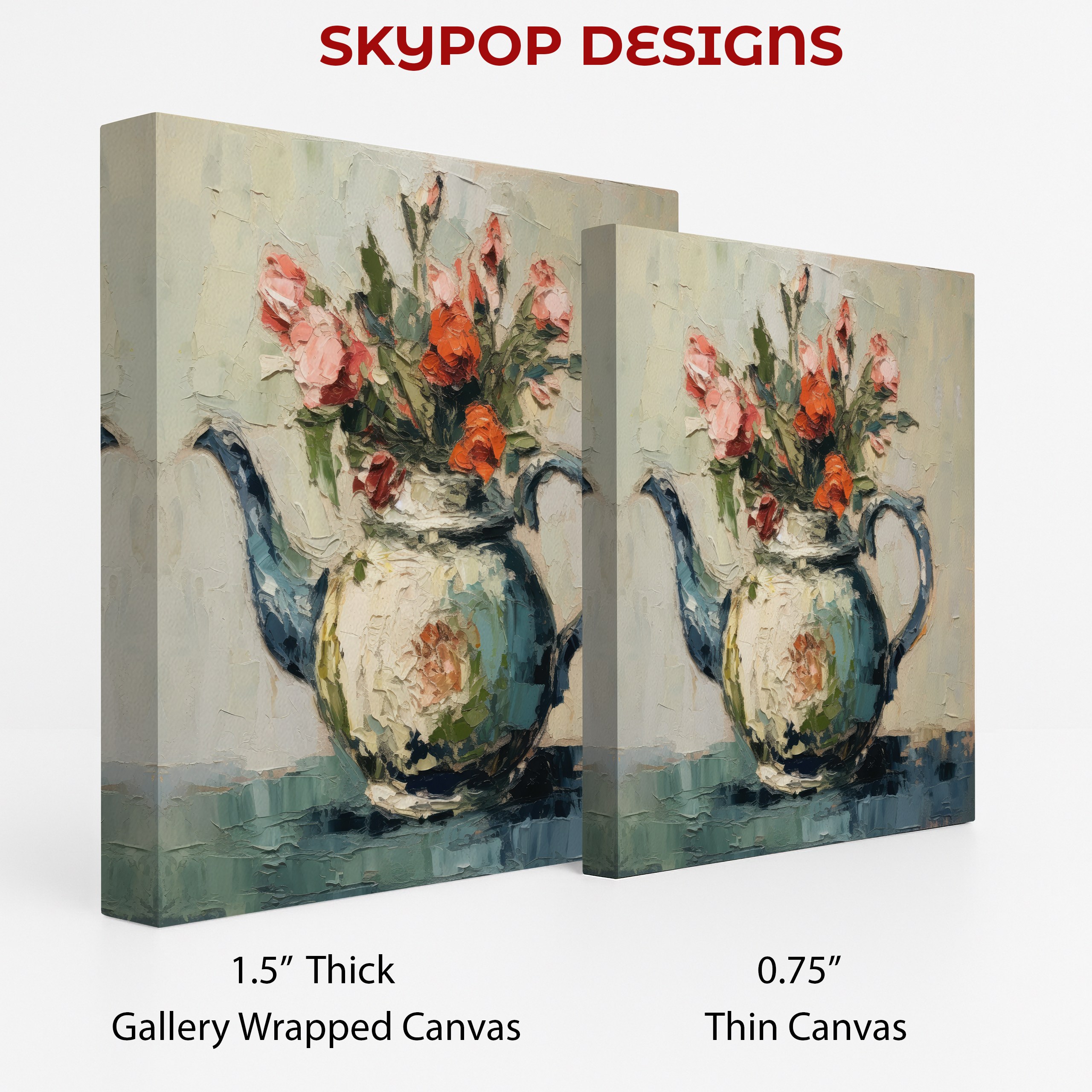 2.jpg Rose Bouquet Teapot Art