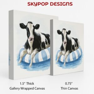 Cow Pool Float Art
