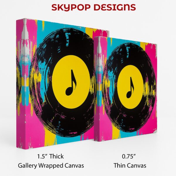 Vinyl Record Music Note Art