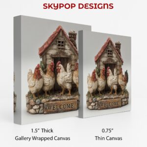 Farmhouse Chicken Welcome Art
