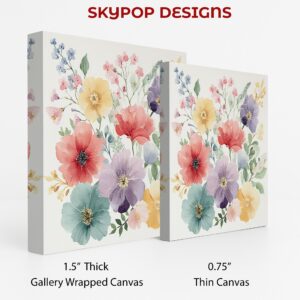 Watercolor Wildflower Art